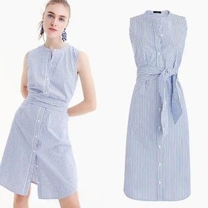 Sleeveless button down J crew dress